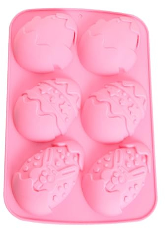 Holibanna 2pcs Easter Egg Cake Mold Silicone Mold Fondant Cake Mould for Baking for Easter Egg Mould and Decoration at Home Bakery