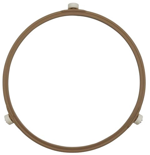 CKANDAY Plateau tournant pour four à micro-ondes de 19 cm, avec rouleaux de 14 mm de hauteur, plateau rotatif de 19 cm, plateau central en verre, support de support intérieur de rechange, anneau de