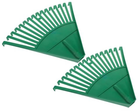 GAROZATION 2 Pezzi Di Rastrello Per La Raccolta Delle Foglie Da Giardino, Testa Di Ricambio Per La Pulizia Di Arbusti in Plastica, Rastrello Per Artificiale, Accessorio Per Giardinaggio