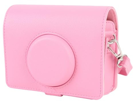 EMUKOEP Protective Case Fit for Mini Camera Roseate Portable Vintage Instant Camera PU Bag with Strap