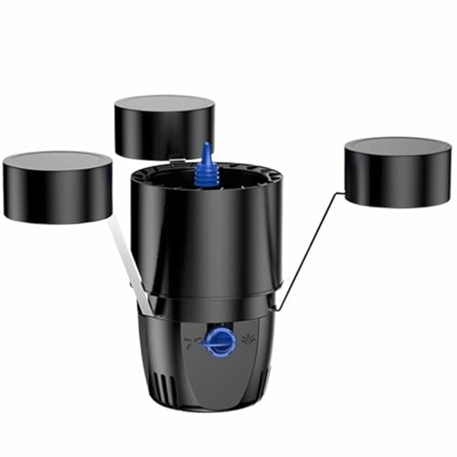 Accesorios Decorativos para el hogar, Skimmer Flotante para estanques de Peces: Recoge Hojas automáticamente, Elimina eficazmente los residuos de Piscinas