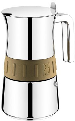 Bra 170561 - Cafetera Italiana, capacidad 6 tazas