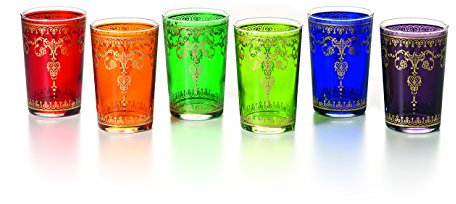 Sita Set de 6 verres à thé orientaux