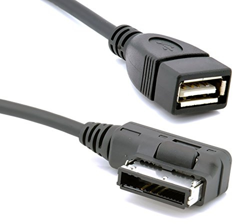 chenyang AMI auf USB Kabel, Medien in AMI MDI, USB AUX Flash Laufwerk Adapterkabel kompatibel mit Auto VW Audi 2014 A4 A6 Q5 Q7