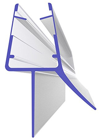 IQ-Handel Duschdichtung 90cm x 900mm für 5-8mm Glasstärke, Silikon, Klares Glas