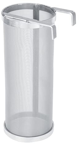 Hop Spider Sil Silkorgfilter, 304 rostfritt 300 Mesh Homebrew Humelfilter med krok, för ölbryggning av vatten i öl 4 x 10/6 x 14(10 * 25,5 cm)