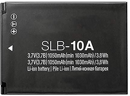 Amsahr BT-SAMSLB10A-1CT Numérique Remplacement Caméra/Caméscope Batterie pour Samsung Slb-10A/Samsung Es50/Es55/Es60/Es63/Hz10W/Hz15W/It100 Gris