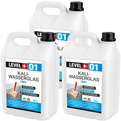 15 L Kaliwasserglas 100% Haftgrund Bindemittel Mauerabdichtung Wasserglas | Wassersperre, Silikat RM01