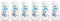 Glade Home Kitchen Bathroom Air Freshener Gel Pure Clean Linen 150g (6 Air Fresheners)