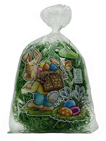 Bock op Kölle saftig grünes Ostergras, Ostern, Osterdeko, Osternester, Osterkörbe (2er)