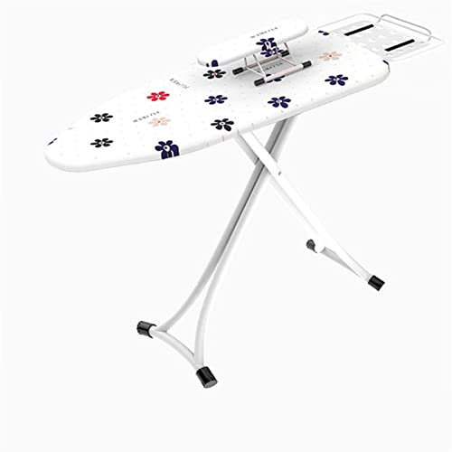 Herramienta de Limpieza Tabla de Planchar Multifuncional, Tabla de Planchar de Altura Ajustable for Hoteles Centro de Lavandería Dormitorio Sala de Estar Mesa de Planchar Plegable (Color : D, Size :