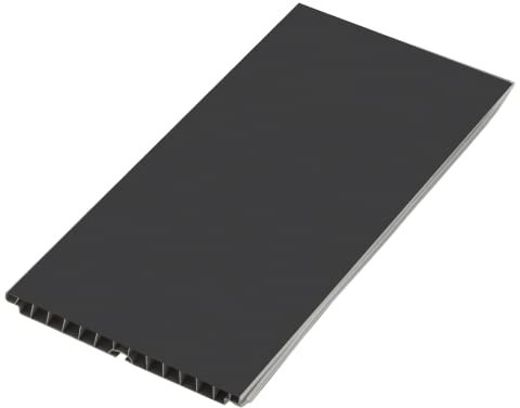 Evotrade Zócalo de cocina – Perfil rodapié L 2,5 m de PVC | Altura y colores a elegir + accesorios (2 tapones de ángulo de 90° + 1 junta) Hecho en Italia