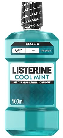 LISTERINE Cool Mint Mundspülung anti-bakteriell, 500 ml Solución