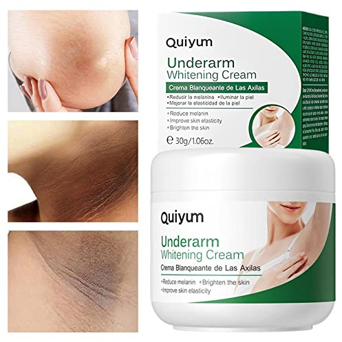 Achselaufhellungscreme,Skin White Cream Aufhellungscreme für dunkle Flecken | Entferner für dunkle Flecken, weißer Körper, schwarze Haut – 30 g – Bikinizone, Intimbereich, Knie, Ellenbogen aodom