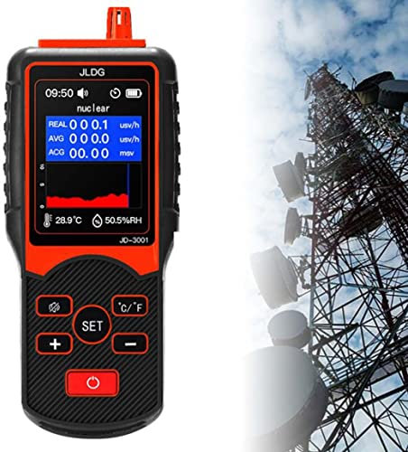 GEJLELDS Contatore Geiger Radioattività Contatore Geiger Rilevatore di Radiazioni nucleari con Display LCD Rilevatore radioattivo Dosimetro Personale Rilevatore di Marmo Dosimetro Portatile