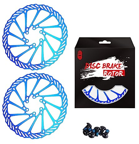 Chooee Disco freno per bicicletta 160 mm/180 mm/203 mm, 2 dischi freno per bicicletta da corsa, mountain bike, MTB, BMX.