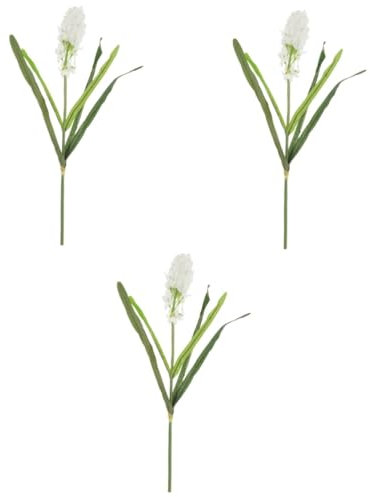 PRETYZOOM 3stücke Realistische Hyazinthe Kunstblume Für Hochzeits Und Wohnraumdekoration Handgefertigte Simulation Blume Blütenknospen Romantische Atmosphäre Schaffen