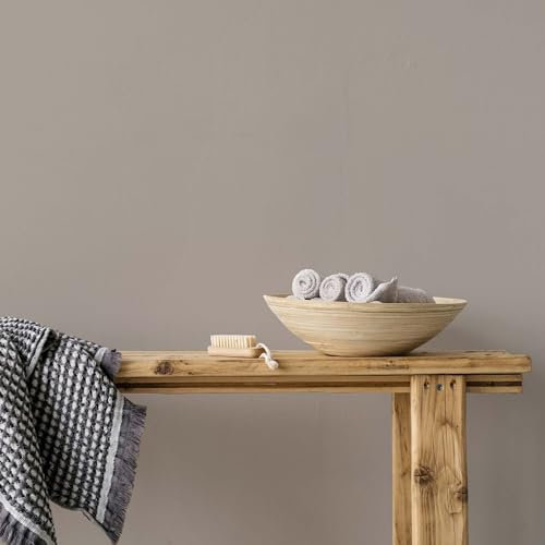 K&L Wall Art Seidenmatt Wandfarbe Taupe Innenwandfarbe modern Wandschutz Anstrich 5Liter Farbe Beige Grau