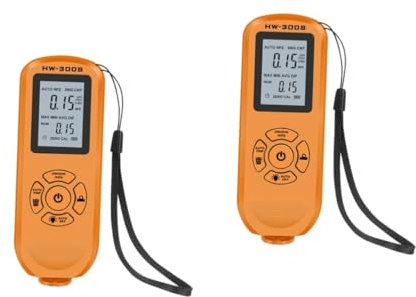 iplusmile 2 Sätze Dickenmesser Auto beschichtetes Messgerät Beschichtungsmessgerät für Autos paint thickness tester lackdickenmessgerät Auto Messgerät Tester für Autolacke automatisch Meter