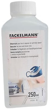 Fackelmann 129250 Détartrant liquide pour centrale vapeur, détartrant fer à repasser, Détartrant, Acide citrique, 250 ml