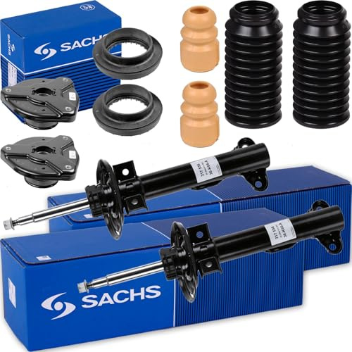 2x SACHS Stoßdämpfer + Domlager vorne passend für C-Klasse W204 S204