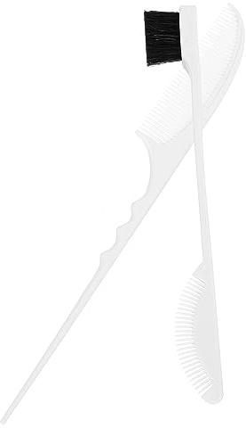 Ipetboom 2juegos Peines Para Cardar Cepillo De Bordes Peine Punta De Raya Alisador Para Cabello Natural Para Cabelludo