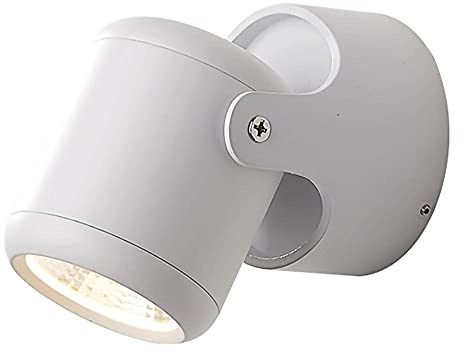 Foco LED, lámpara de pared de un solo cabezal LED de 9 W, apliques de iluminación de cocina, cabezal ajustable a 270°, bañadores de pared para murales, dormitorios, pasillos (luz blanca neutra)