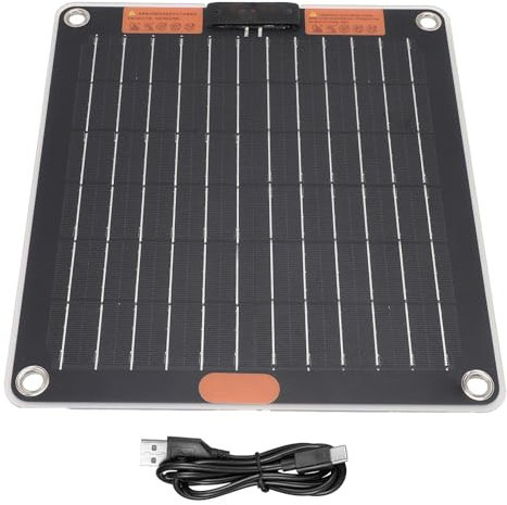 Solar Panel Charger, Fast Charging Power Bank, Backup Battery Solar, Lightweight Travel Chargers, 1.06x0.98x0.12 Inches, Ideal for Hiking, Backpacking, and Survival Situations