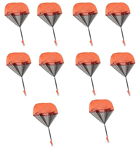 Duyeuau Parachute Toy Gadgets Throw Throwing Parachute Men Outdoor Camping Game Flying Parachute Toy Gadgets