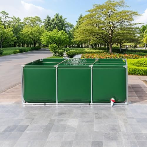 Moubhjd Rectangular Above Ground Pool, Garden Activity Lap Pool for adults, 3-Layer PVC Laminated Material, Includes Repair Patch(Size：L300xW150xH40cm