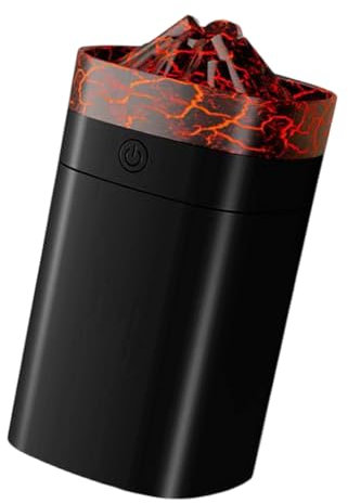 PANGBOER 400ml Volcano Humidifier Colorful USB Diffuser Humidifier Desktop Quiet Humidifier for Home Bedroom Office Use
