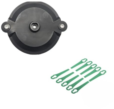 AOIUU Adatto for Parkside for Prta 20li A1311046 1 pz Testina di Taglio Erba 18 pz Lame for decespugliatore Verde Parti(Cutter Head)