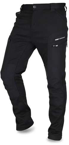 PUMA Workwear ProOne Alpine gefütterte Hosen Herren - Outdoor Hosen für Herren - Winddicht & Wasserabweisende Softshellhose - Elastische Arbeitshose Wanderhose Herren Winter - Schwarz - M