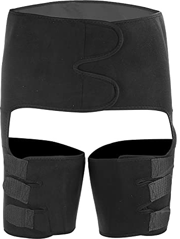 MAMJENNI Ceinture amincissante pour femmes et hommes, ceinture d'entraînement amincissante, ceinture de sauna réglable avec crochet et boucle, entraîneur de taille pour le (L/XL)