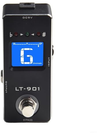Rowin True Bypass Chromatic Tuner High ±1 Cent per Mini Size LT-901 Effetti Pedal