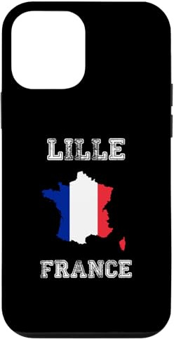 Custodia per iPhone 12 mini Lille Francia Vintage Bandiera Francia Mappa Design