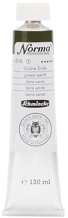 Schmincke – Norma® Professional - feinste Künstler-Ölfarben, Grüne Erde - 120 ml