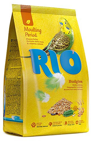 RIO Mauserfutter für Wellensittiche | 500 g | Alleinfuttermittel für Wellensittiche in Mauser | Speziell auf die Bedürfnisse während der Mauser abgestimmt