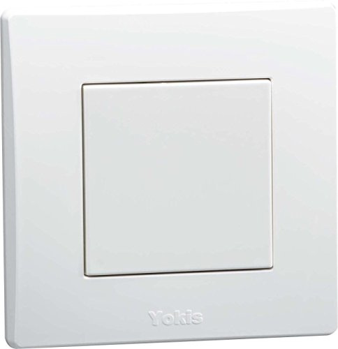 télécommande murale - 1 touche - 45 x 45 - yokis tlm1t45