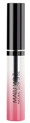 Malu Wilz Natural Glow Lip Oil - Pflegendes, feuchtigkeitsspendendes Lippenöl mit wertvollen Ölen, Reichhaltige Lippenpflege für geschmeidige Lippen