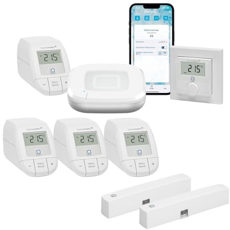Homematic IP Smart Home Heizkörperthermostat - Basic (Heizungssteuerung Komplettpaket)