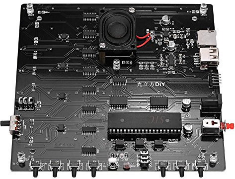 3D LED Würfel Licht DIY Kit LightSquared DIY Kit mit Musikspektrum Squared LED 8x8x8 Elektronisches Spielzeug Kit für Kinder und Jugendliche Erwachsene Lernaktivitäten Anzug(#1)