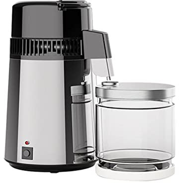 4L Home Countertop Water Distillation Purifier Water Distiller All Stainless Steel Internal Water Distillation Kit