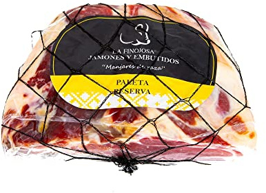 1/2 Paleta Reserva Deshuesada - Peso de 1,2 Kg - Mínimo 16 Meses de Curación - Aroma Intenso y Agradable - Posee un Sabor Dulce y Poco Salado - Paletilla Envasada al Vacío - La Finojosa