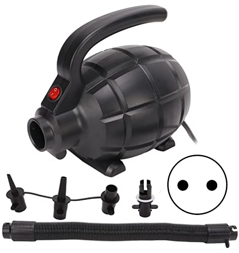 Elektrische Luftpumpe Hochdruck 600W mit 4 Düsen Inflator Deflator für Luftbett Pool Spielzeug Floß Boot Schnellfüllung EU-Stecker