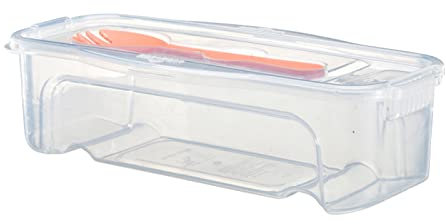 Generic Cuocipasta a microonde con colino, resistente al calore per pasta, scatola di cottura per spaghetti, accessori da cucina, 26 x 9 x 8 cm, 1,3 l