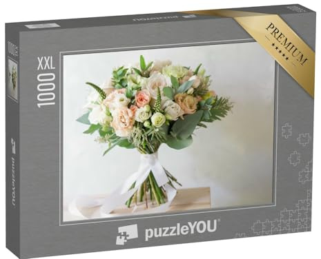 Puzzle 1000 pièces XXL « Un Simple Bouquet de Fleurs et de Verdure »