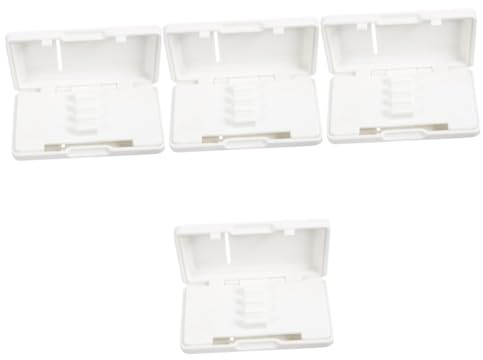 Vaguelly 4 Stück Oboenkoffer Mit 6 Steckplätzen Tragbare Box Für Den Außenbereich Organisationsbox