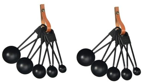 PRETYZOOM 10 Cucharas Medidoras De Acero Inoxidable Con Diseño Anidado Para Un Fácil Almacenamiento