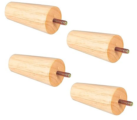 ORFOFE 4stücke Konusförmige Massivholz Tischbeine Holz Möbel Beine Für Stuhl Sofa Tisch Ersatzfüße Möbelständer